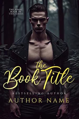 Contemporary romance book cover with warm editorial photography