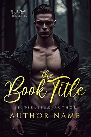 Contemporary romance book cover with warm editorial photography