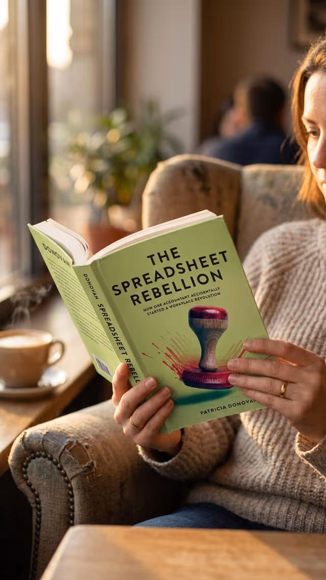 Hands holding paperback mockup with AI book cover for author marketing