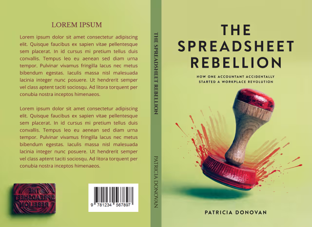 Full KDP print wrap with front spine and back cover layout