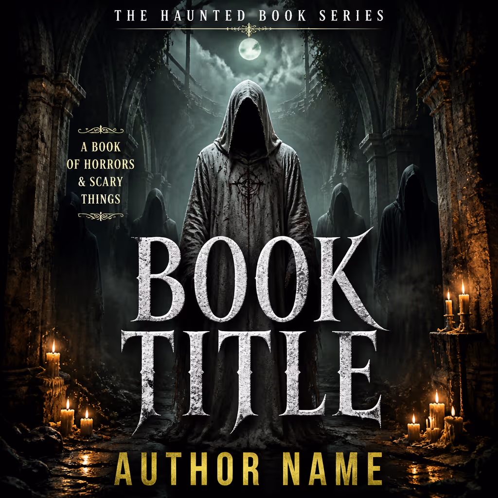 Example 1:1 book cover — Audiobook, podcast art, Instagram
