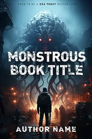 AI generated atmospheric horror book cover