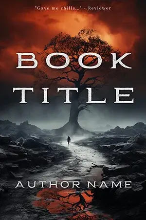 AI generated occult horror book cover