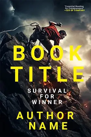 AI generated leadership non-fiction book cover