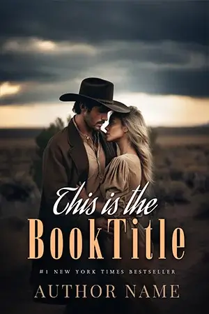 AI generated soft pastel romance book cover