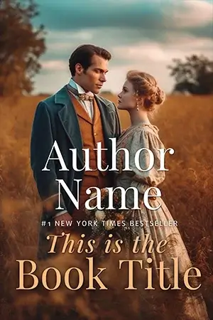 AI generated coastal romance book cover