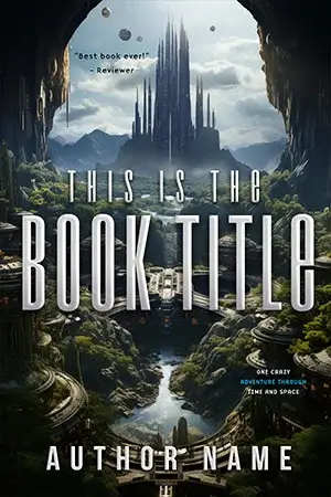 AI generated space opera book cover