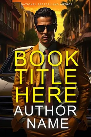 AI generated political thriller book cover